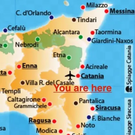 بيت للعطل Sea - Etna View Tra Siracusa E Catania *
